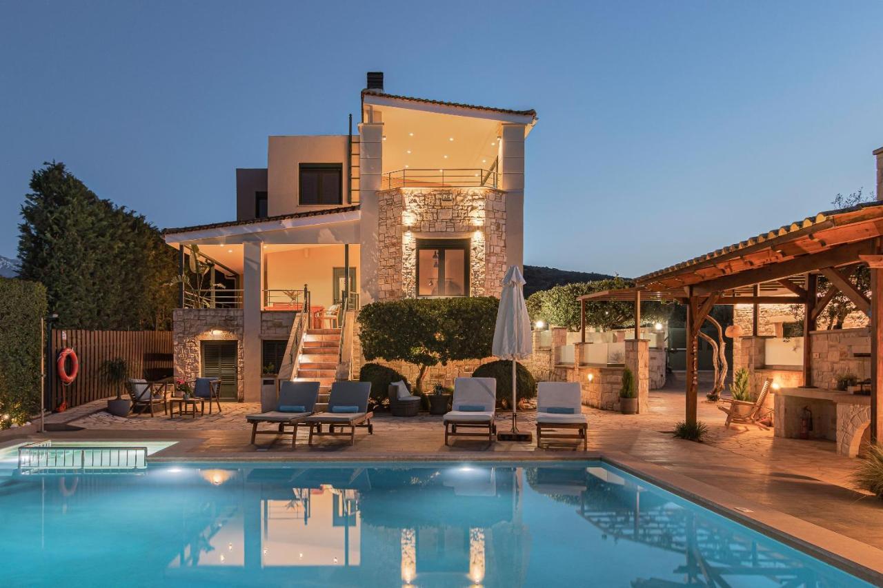 Antonia Blue Villa Mourniaí Buitenkant foto