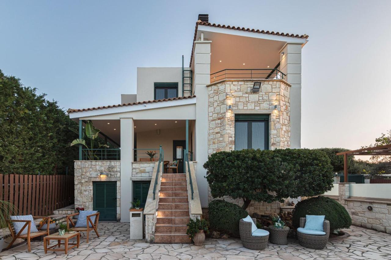 Antonia Blue Villa Mourniaí Buitenkant foto